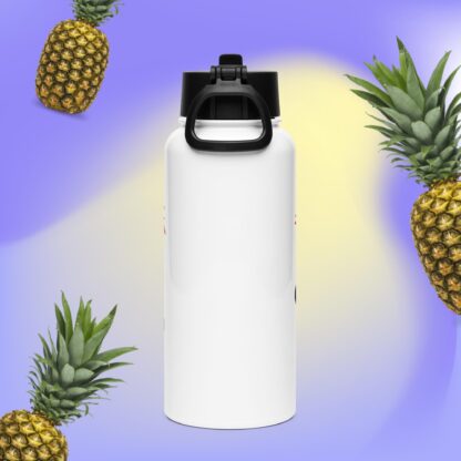 4th of July Double Cup Stainless steel water bottle with a straw lid